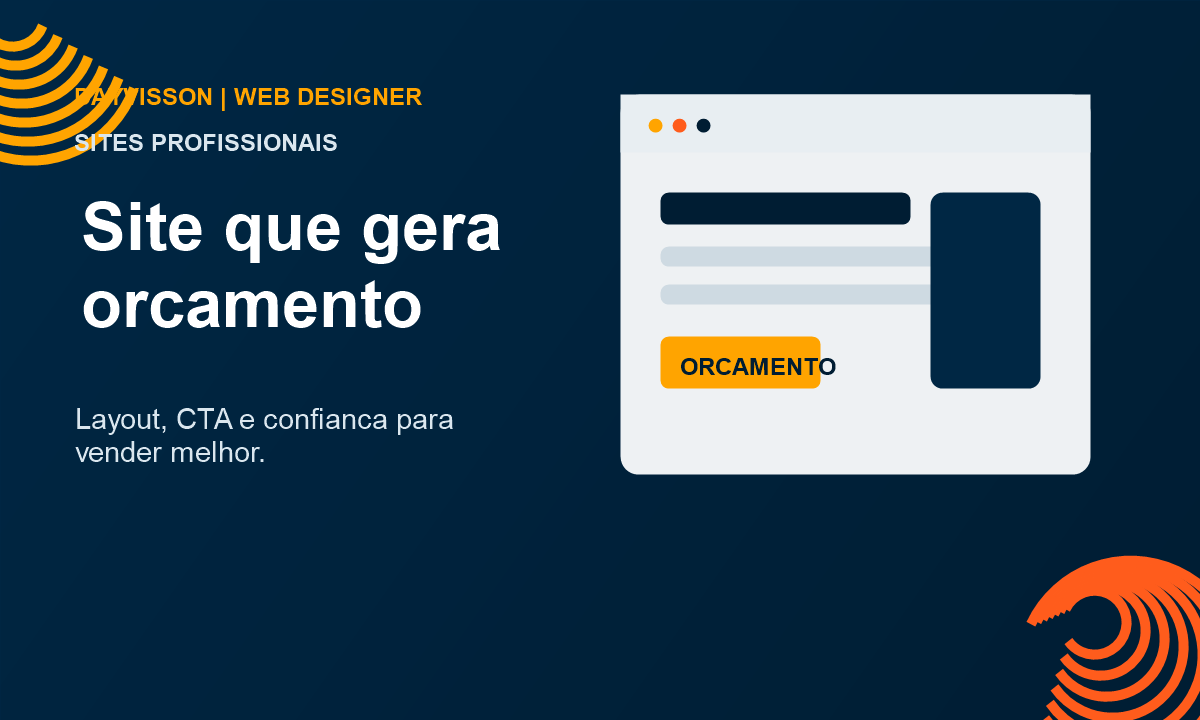 site institucional em Sergipe com foco em presença digital profissional